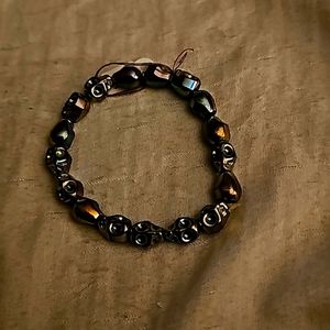 Color Tempered Steel Skull Bracelet